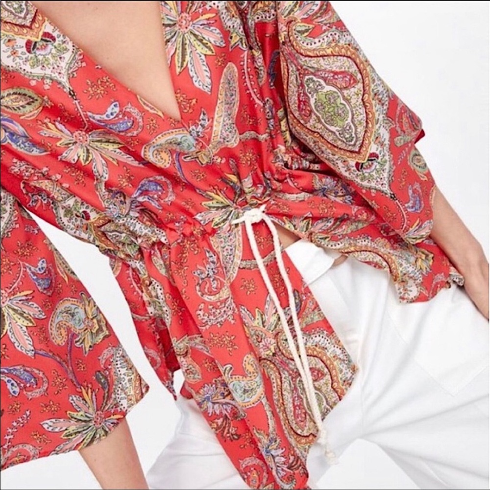 Paisley and Floral Top